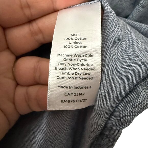 Talbots Multicolor Floral Quilted Snap Front Cotton Jacket Womens Petite 8 - Picture 6 of 6